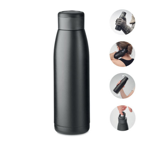 Bouteille isotherme inox recyclé 400ml personnalisée Calefrio