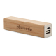 Powerbank 2600mAh personnalisable en bambou Powerbamc