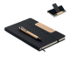 Carnet A5 promotionnel en feutre rPET et stylo Notemix