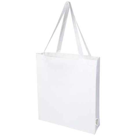 Tote bag recyclé avec soufflet 140 gr - Madras