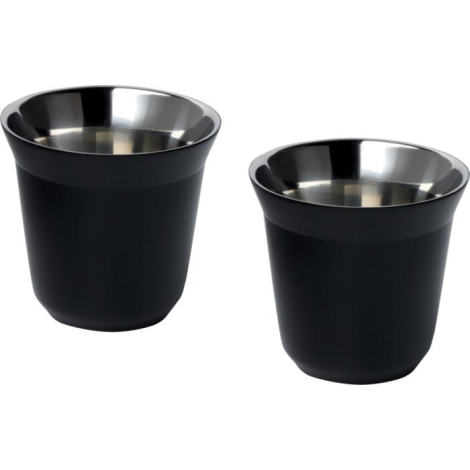 2 tasses espresso promotionnelles 80ml Duo