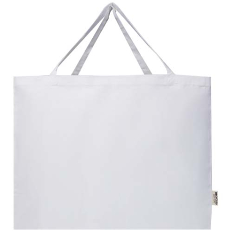 Grand sac shopping publicitaire coton recyclé 220g Odessa