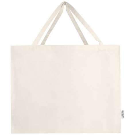 Grand sac shopping publicitaire coton recyclé 220g Odessa