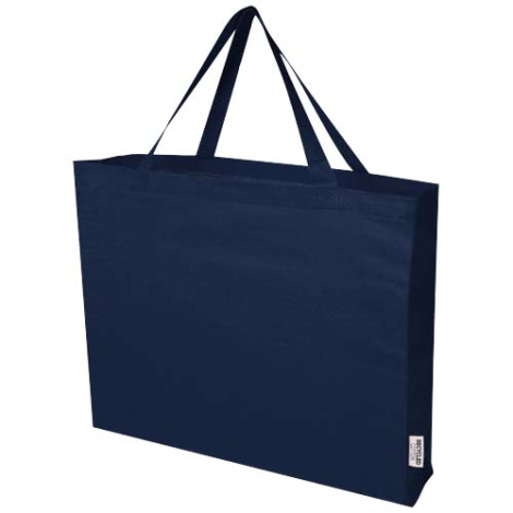 Grand sac shopping publicitaire coton recyclé 220g Odessa