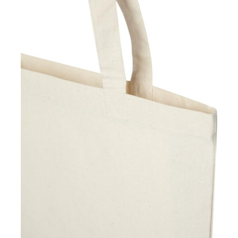 Sac shopping publicitaire coton bio 180g large fond Orissa