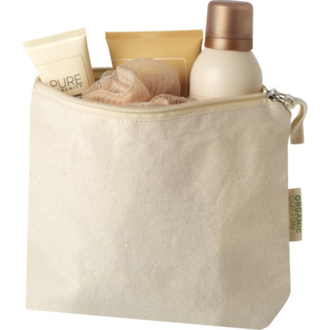 Trousse de toilette publicitaire 180g coton bio Orissa