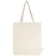 Sac shopping publicitaire coton bio 180g large fond Orissa