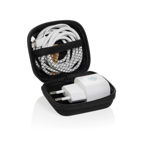 Set promotionnel de 2 chargeurs 20W en rPET Boost