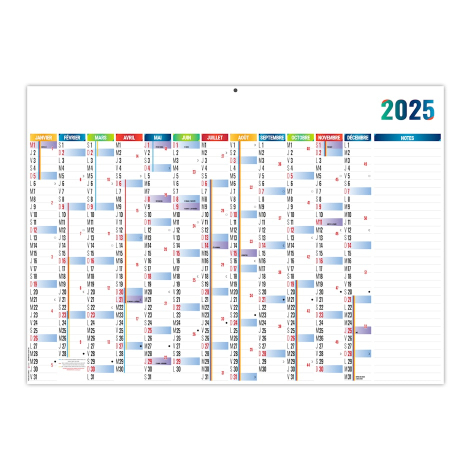 Calendrier effaçable promotionnel - planning Basique