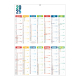 Calendrier bancaire XXL personnalisable - Mural