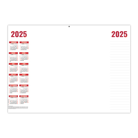 Planning personnalisable XXL effaçable - Simple