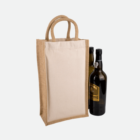 Sac cabas pour 2 bouteilles publicitaire 