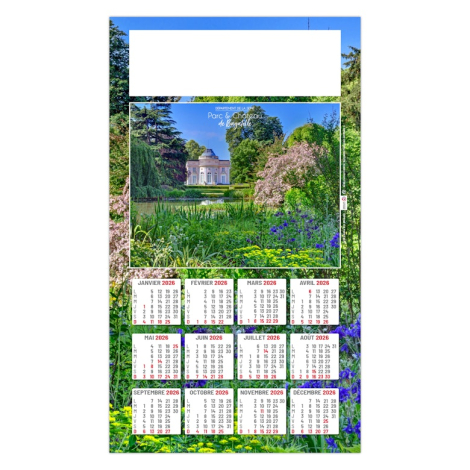 Calendrier personnalisable 2025 plaque 1 vue - Coralie