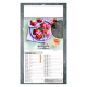 Calendrier sur plaque 1 vue personnalisable - Nicolas