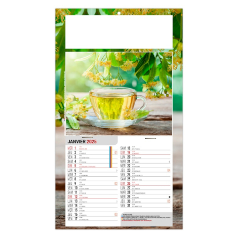 Calendrier personnalisable plaque 1 vue - Phyto