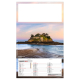 Calendrier plaque 1 vue personnalisable - Sam