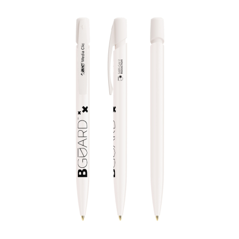 Stylo bille publicitaire BIC® Media Clic BGUARD™ Antimicrobial Ecolutions®