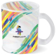 Mug publicitaire en verre dépoli 335ml Mallorca