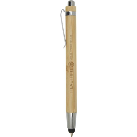 Stylo bille stylet publicitaire en bambou Elm