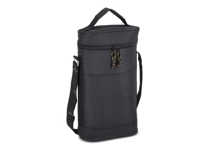 Sac isotherme personnalisable pour bouteilles City Sagaform Noir