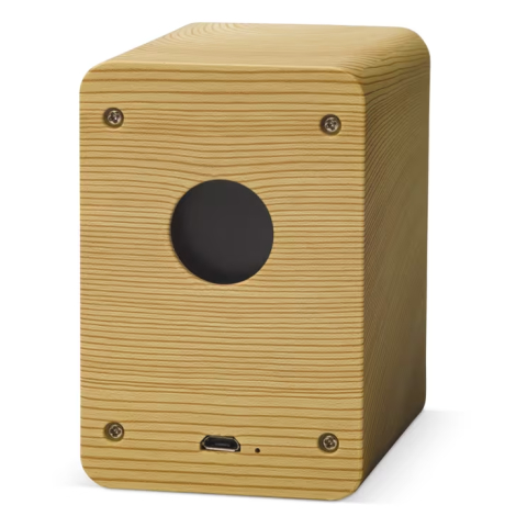 Enceinte publicitaire sans fil aspect Bois 3W