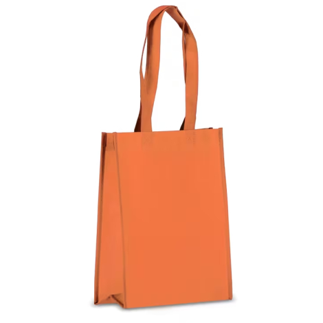 Tote-bag publicitaire avec soufflet rPET laminé non tissé 105g