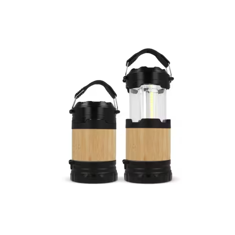 Lampe lanterne personnalisée en ABS et bambou