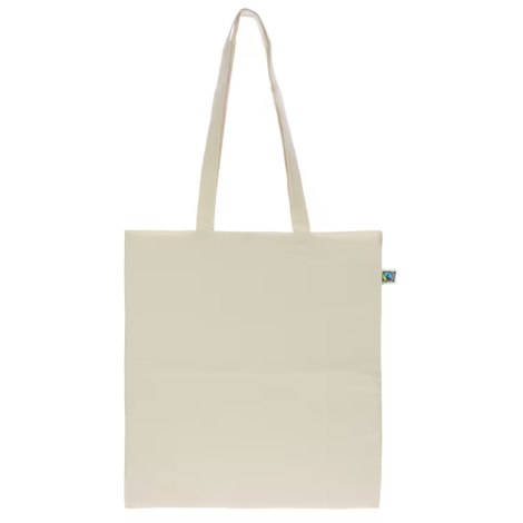 Sac shopping publicitaire en coton Fairtrade 140g