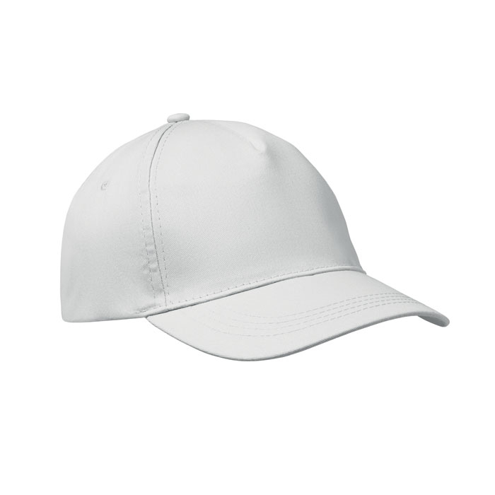 Casquette baseball personnalisable 5 pans Buzz Blanc