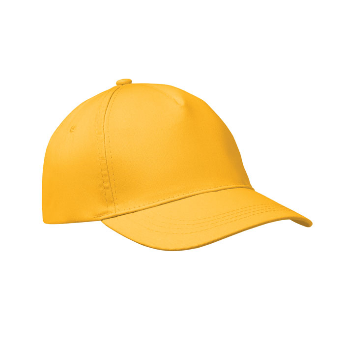 Casquette baseball personnalisable 5 pans Buzz Jaune