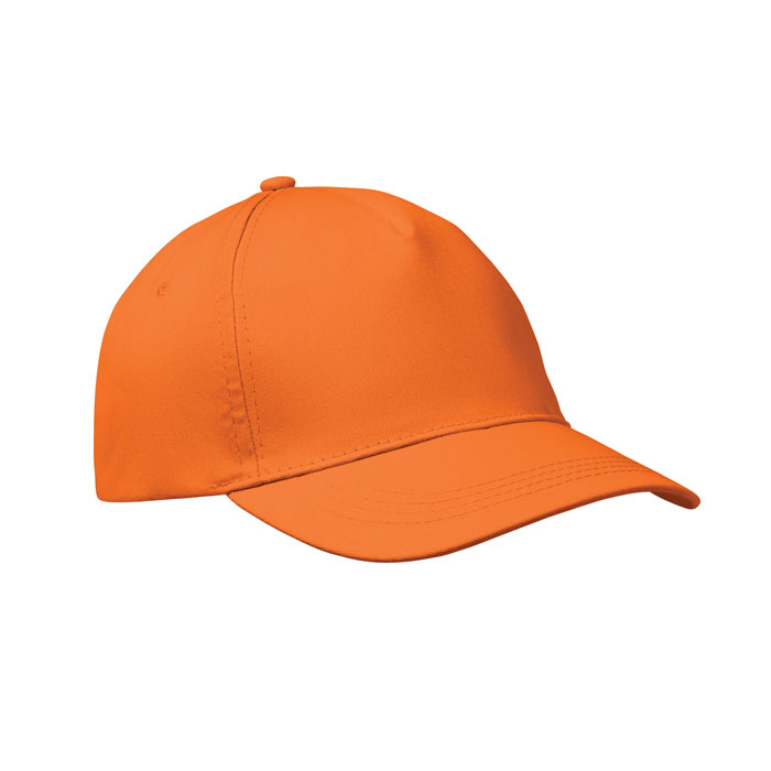 Casquette baseball personnalisable 5 pans Buzz Orange