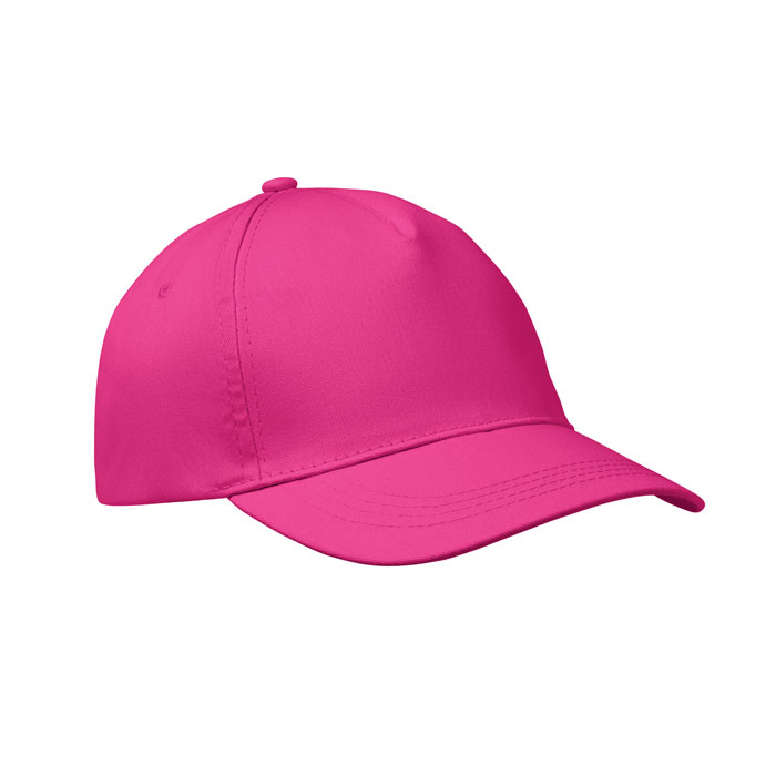 Casquette baseball personnalisable 5 pans Buzz Fuchsia