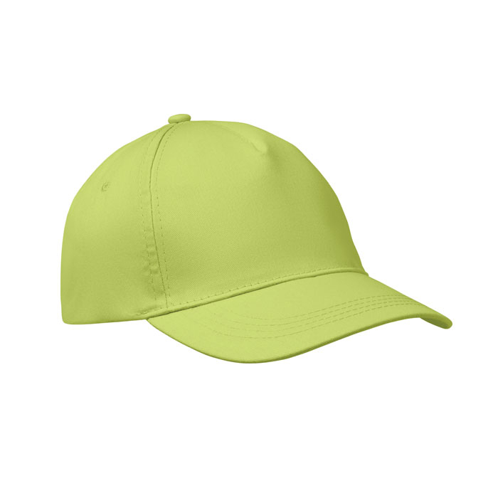 Casquette baseball personnalisable 5 pans Buzz lime