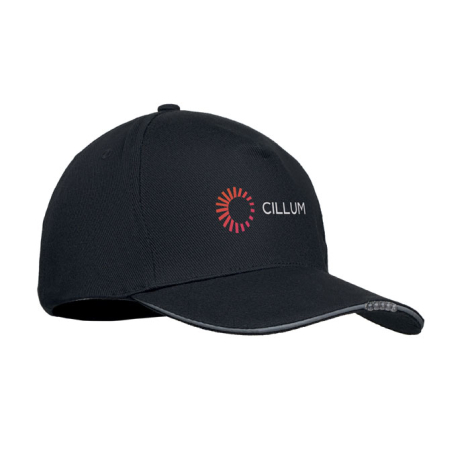 Casquette promotionnelle coton 200g LED intégrée LUZCAP