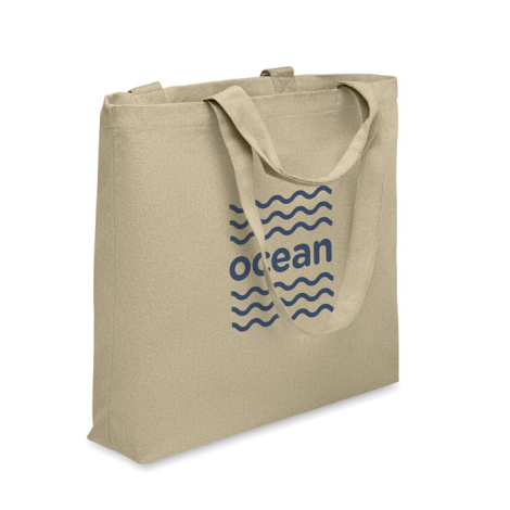 Sac de plage personnalisé coton recyclé 320g MALDI BEACH