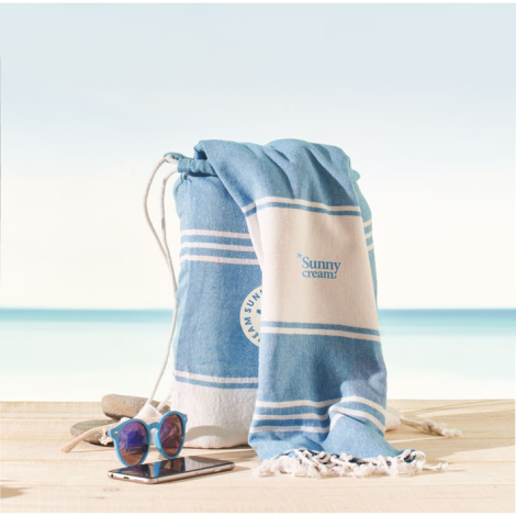 Fouta personnalisable avec sac assorti HAMMA