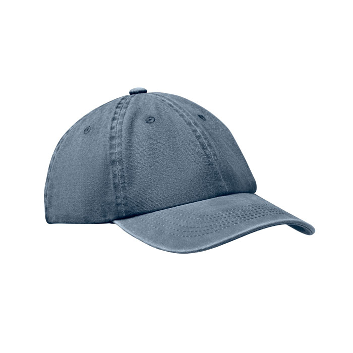 Casquette baseball personnalisée 6 pans coton 265g BEAU Bleu