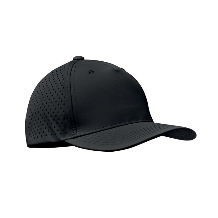 Casquette promotionnelle 5 panneaux Noir