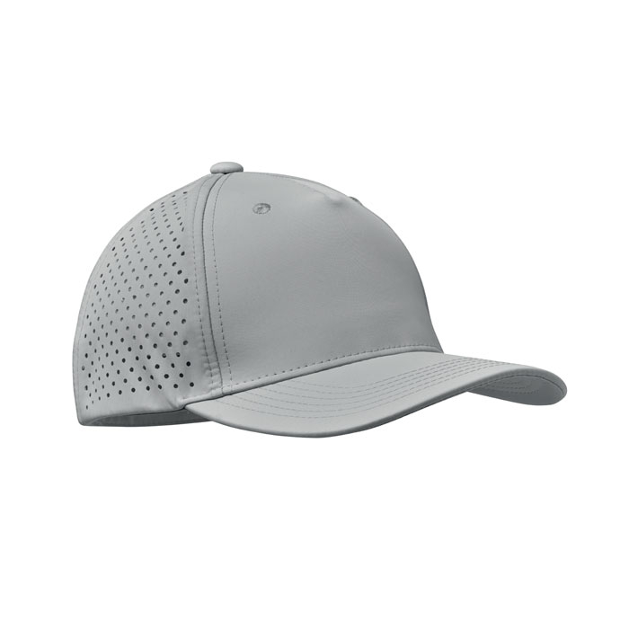 Casquette promotionnelle 5 panneaux Gris