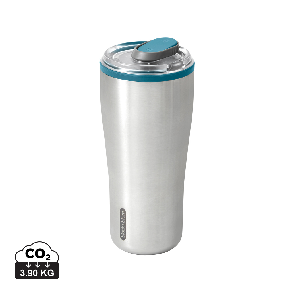 Mug de voyage isotherme publicitaire 600ml Black+Blum Turquoise