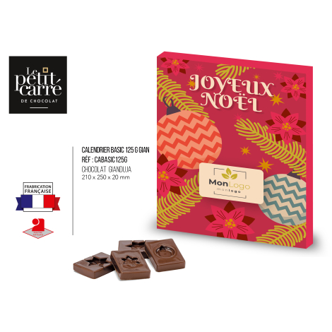 Calendrier de l'Avent Publicitaire chocolats et thés - Cadoétik